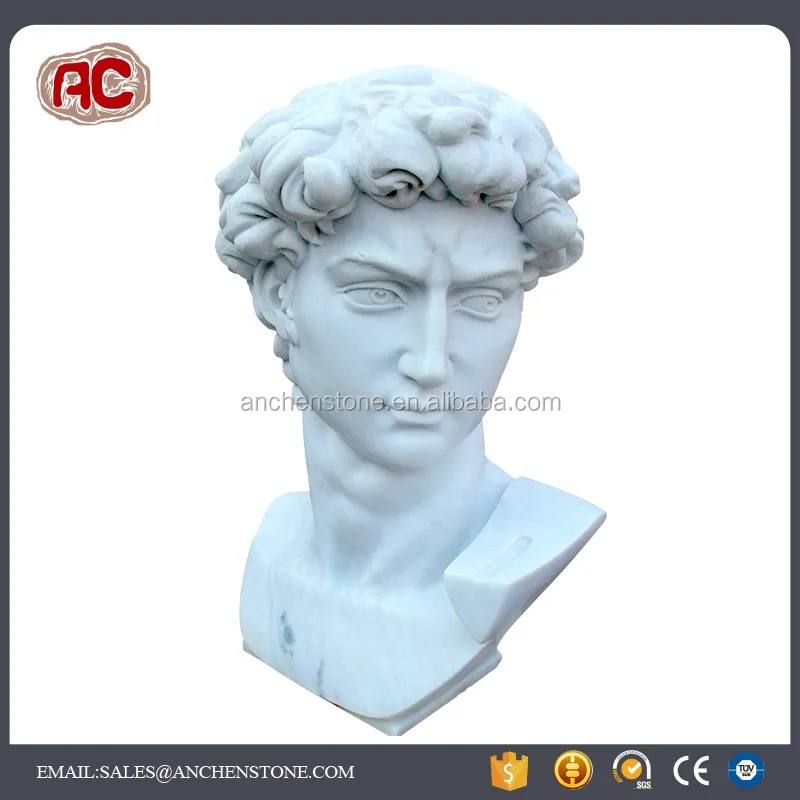 Marmer Alam Batu Bust Putih Man Kepala David Bust - Buy Kepala Patung ...