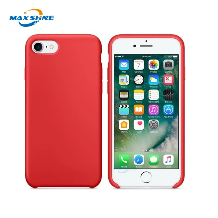 Microfiber Liquid Silicone Case For Iphone 6 7 8 X Xs Xr Max ,Original Silicone Case For Iphone xi 5.8 2019 Phone Case