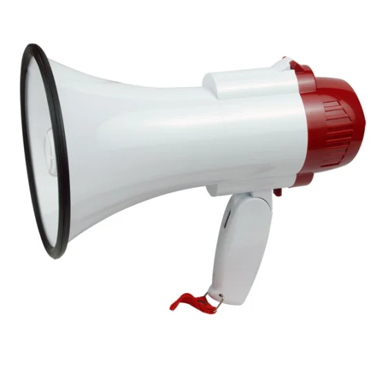 10w Mini Red Megaphone With Talk/siren/record(8seconds) For Fruit Store