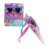 FJ foldable cute sunglasses Anti-UV Boys Baby Girls Cartoon Goggle Glasses Bow Pop Driver Goggles Kids Sunglasses flexible