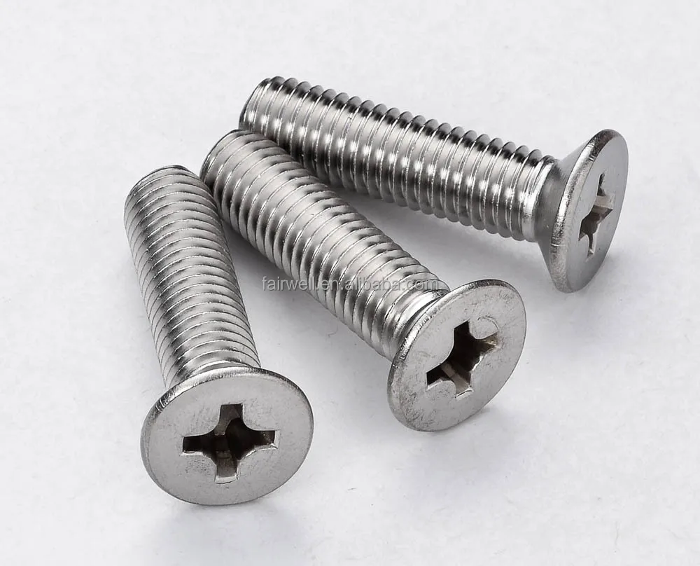 machine screws.csk head philip
