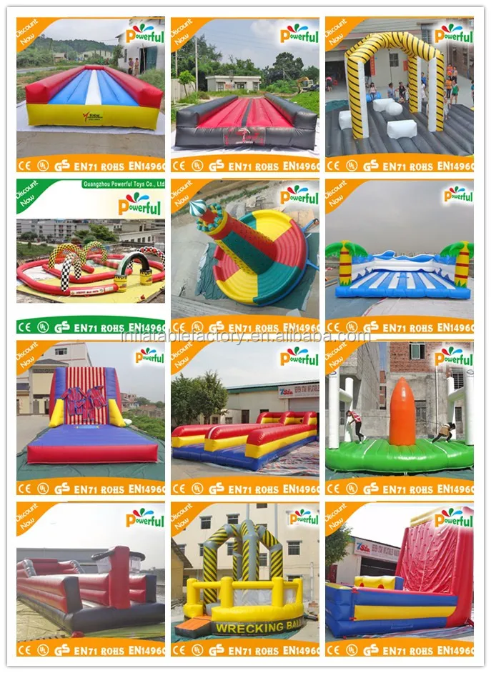 400 m inflatable slip n slide for sport game