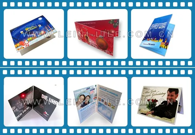 Promotional music card for gift