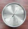 Metal weather station accessories with barometer thermometer hygrometer and clock mechanism movement