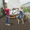 Grey composite decking long lifetime hollow wpc board