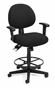 OFM 241-AA-DK 24 Hour Ergonomic Computer Task Chair with Arms and Drafting Kit