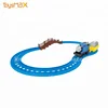 Most Popular Abs Diy Train Tracks Railway Set Toy