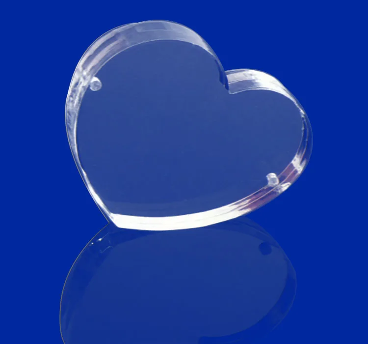 Stylish Acrylic Photo Frame With Heart - Shaped - Buy With Heart 