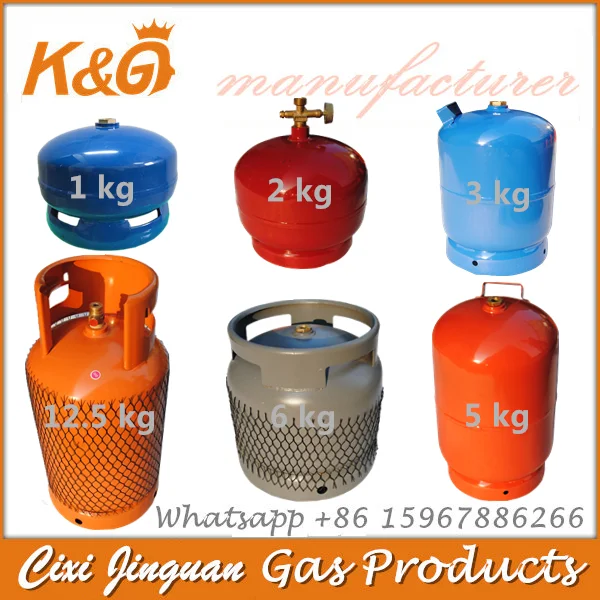 1 Kg Lpg Gas Cylinder Empty Camping Engry Tank Cooking Canisters