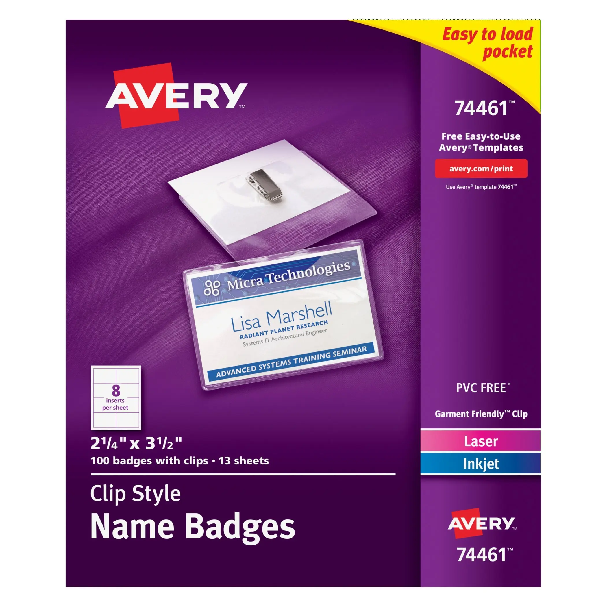 avery name tags