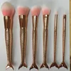 Yixing 2019 Popular Beauty Products Professional Custom Logo Mermaid Makeup Brushes