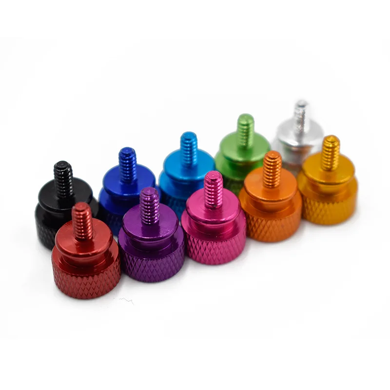 Aluminum Alloy Body Mount Thumb Scews Nuts CNC Thumb Washe