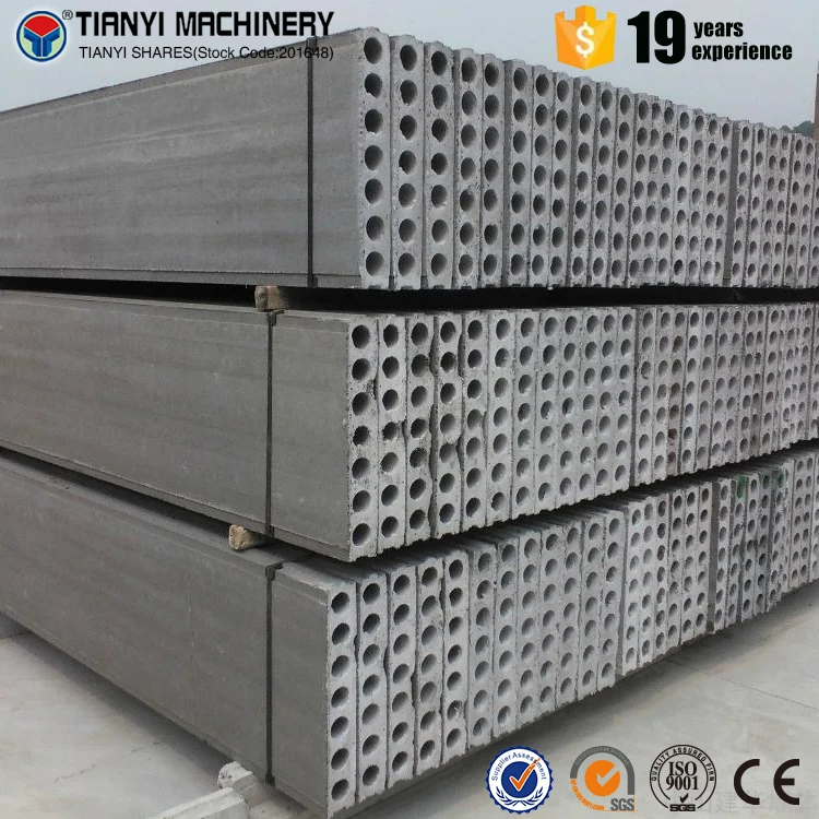 100mm Hollow Core Lightweight Concrete Wall Panelslightweight Concrete Hollow Core Gypsum Wall 7478