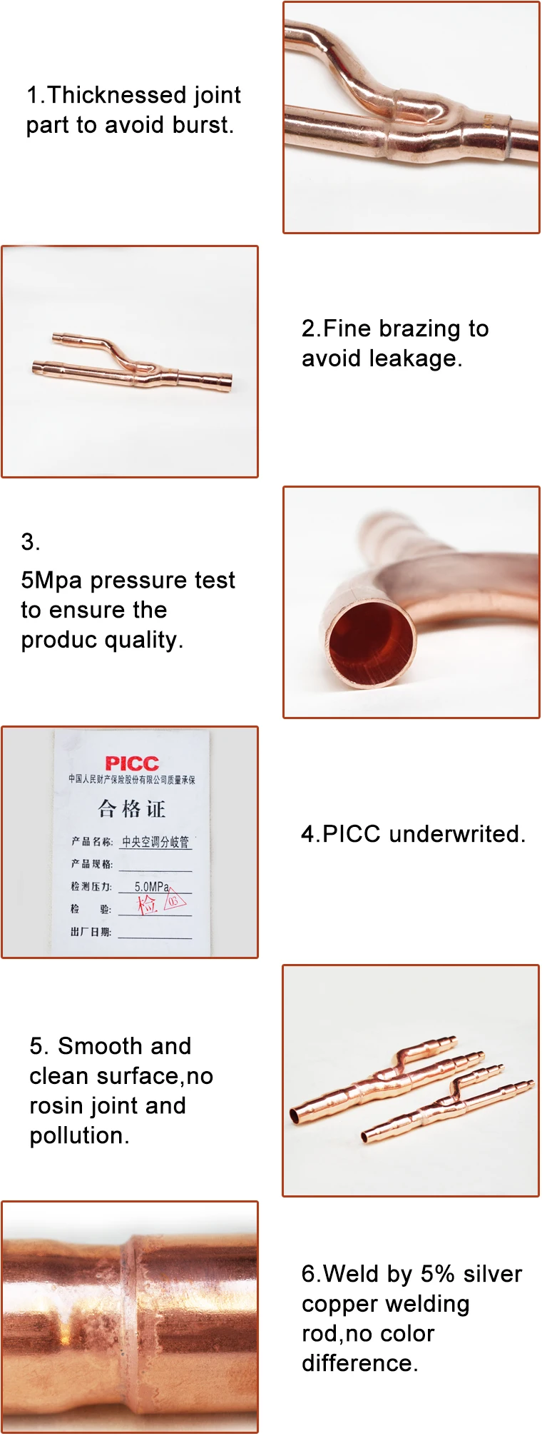 R410a Copper Disperse Pipe Fitting Vrf System Air Conditioner Buy