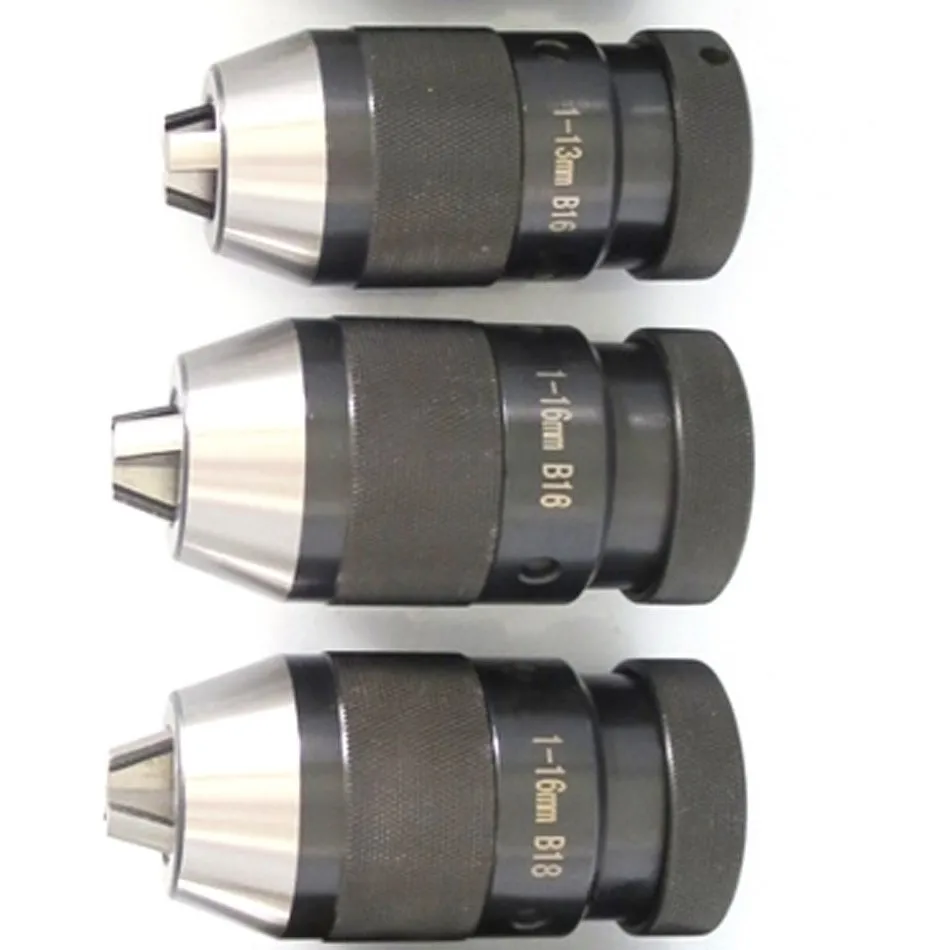 B18 1-16mm Self Tighten Keyless Drill Chuck AndMT2-B18 Arbor For Lathe Drill MK2