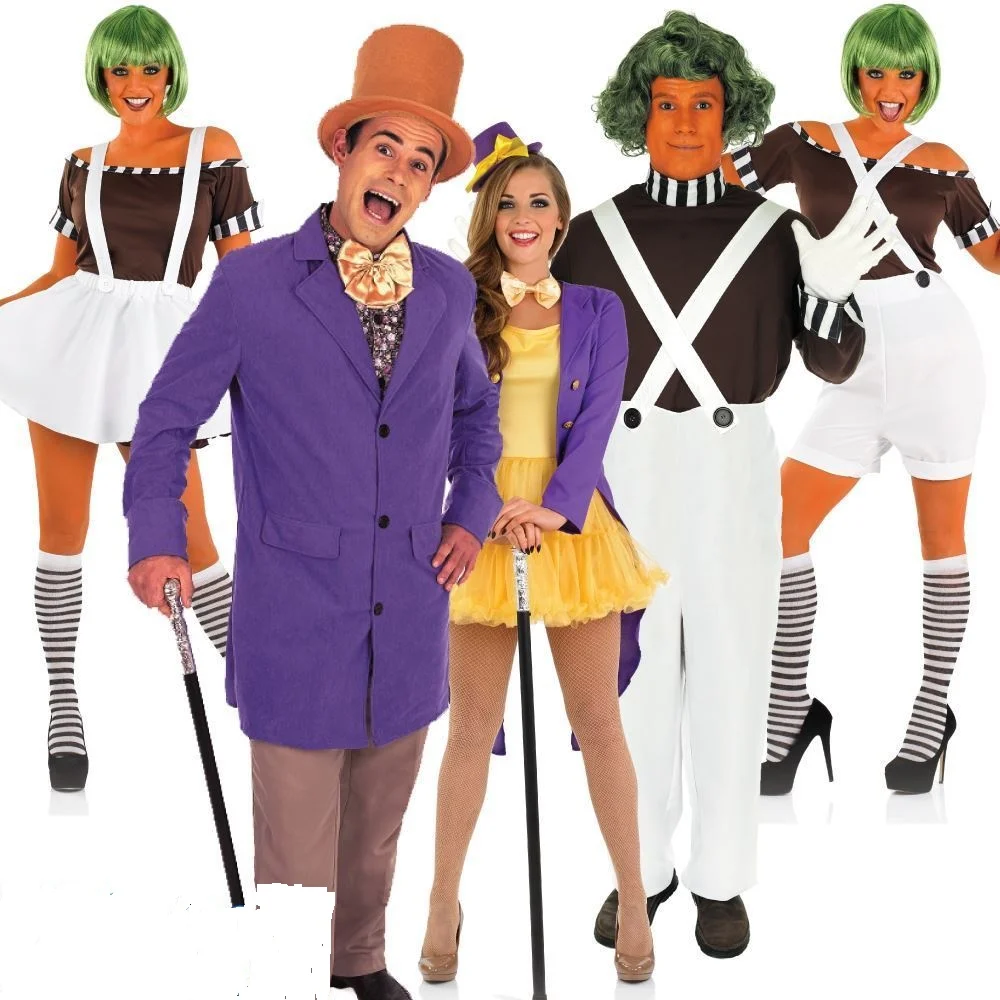 Costume da bambino Oompa Loompa - Fabbrica di cioccolato di Willy Wonka