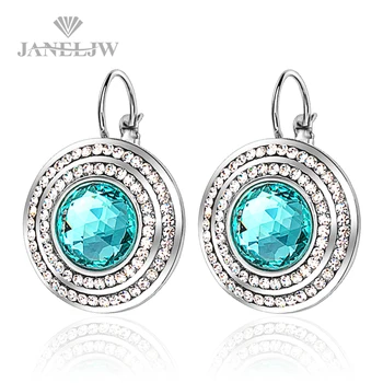 No Allergic Hoop Stainless Steel Earrings With Zircon Embed No Allergic Hoop Stainless Steel Earrings With Zircon Embed