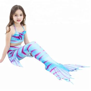 little girl mermaid tail swimsuit