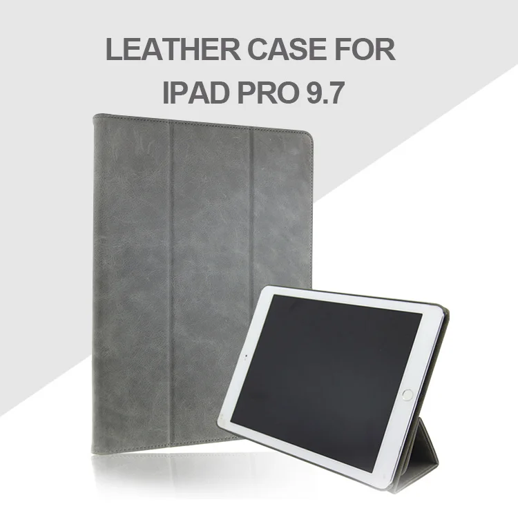 Custom Bulk Covers Cases Smart Shockproof Ultra slim leather case for iPad pro 9.7, for iPad case, For iPad pro 9.7 leather case