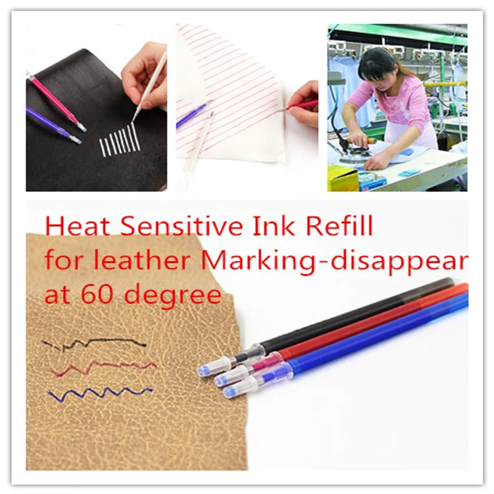 Colorful And Wholesales Heat Erasable Refill Pen Heat Vanishing Fabric
