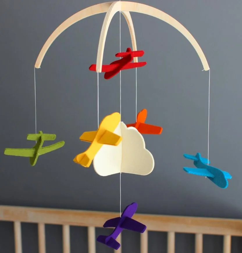 Customized 100 Handmade Hanging Felt Baby Mobile /felt Nursery Crib Mobile Factory Buy Baby