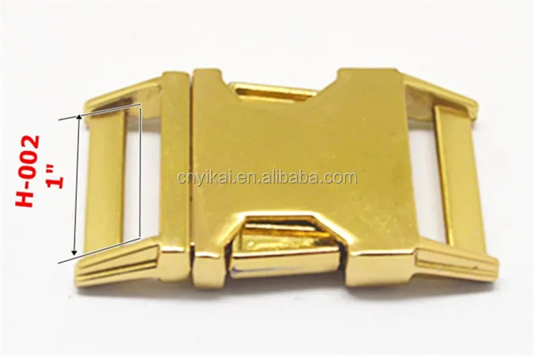 Anjing Rectángulo de metal fuerte diente Fix hebilla de cinturón de rodillo para hombres bolso equipaje accesorios 25 mm dorado 