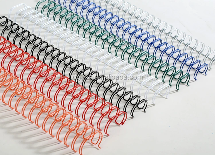 1/4"1 1/2" Metal Spiral Book Binding Double Ring Wire O For A4a5