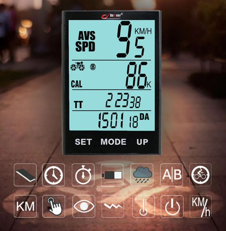 Highquality Mountain Bike Accessories Touch Screen Bike Computer