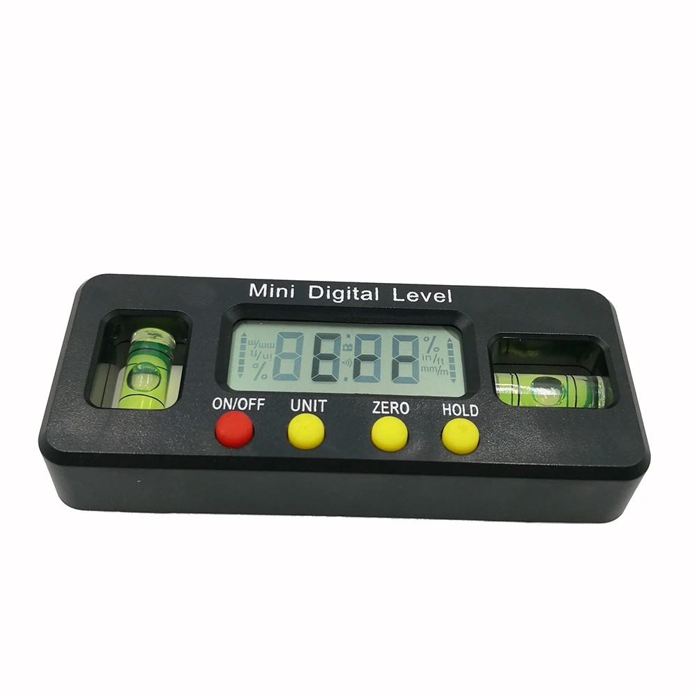 360°Mini Digital Protractor Inclinometer Angle Meter with Magnetic Base #3YE 