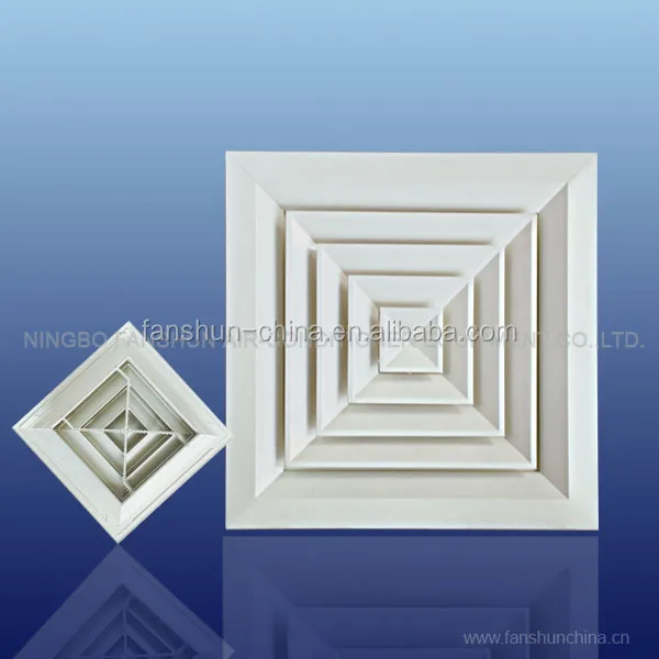 4 Ways Square Ceiling Fresh Air Diffuser Ningbo Cd Sa4 Buy Square Ceiling Diffuser Ningbo Air Conditioning Ceiling Diffusers 4 Way Supply Ceiling