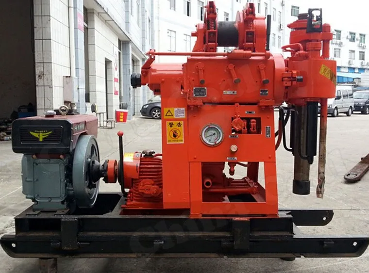 200m depth tractor mounted water well drilling ri