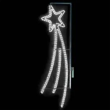 Outdoor White Rope Light Shooting Star Street Christmas Lights Led Outdoor White Rope Light Shooting Star Street Christmas Lights Led Pole Decorations Lamp Post