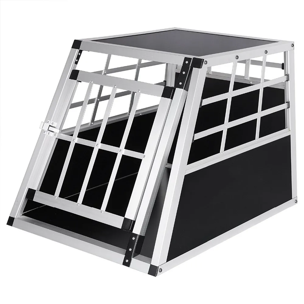 Large Travelling Car Dog Cage Aluminium Dog Crate Aluminum Pet Car Cage