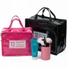 PU waterproof travel toiletry bag cute ladies cosmetic bag portable handbag