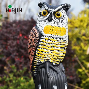 plastic owl garden ornaments