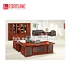 Wooden Executive Office Furniture, Executive Desk+Cabinet+Chair+Coffee table, Office Furniture Suite(FOHA-3124)