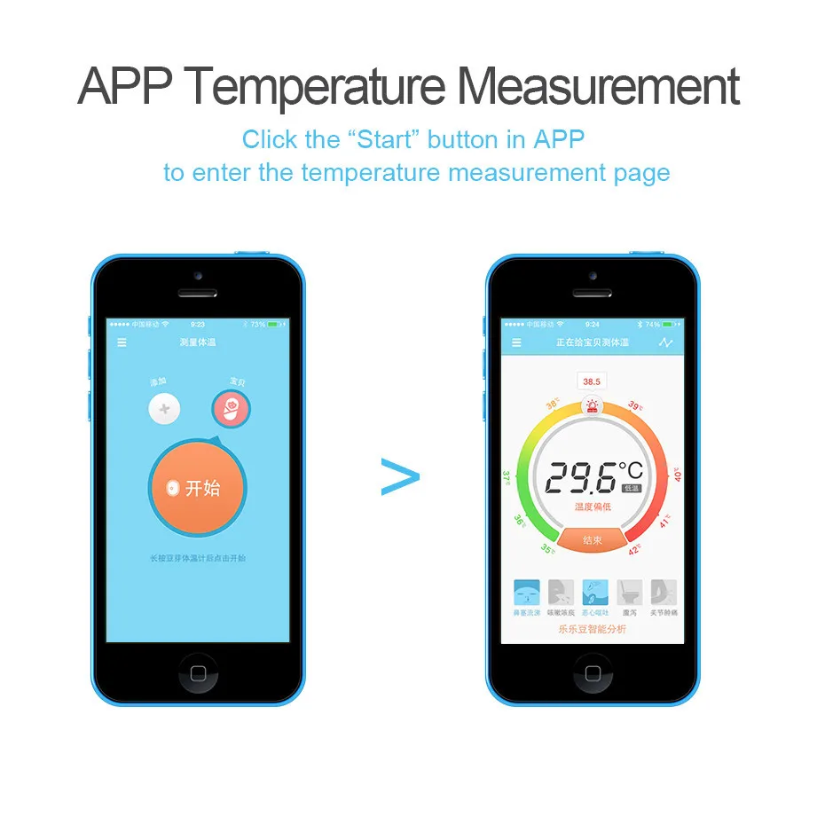 Body Thermometer With App Bluetooth Digital Thermometer ...