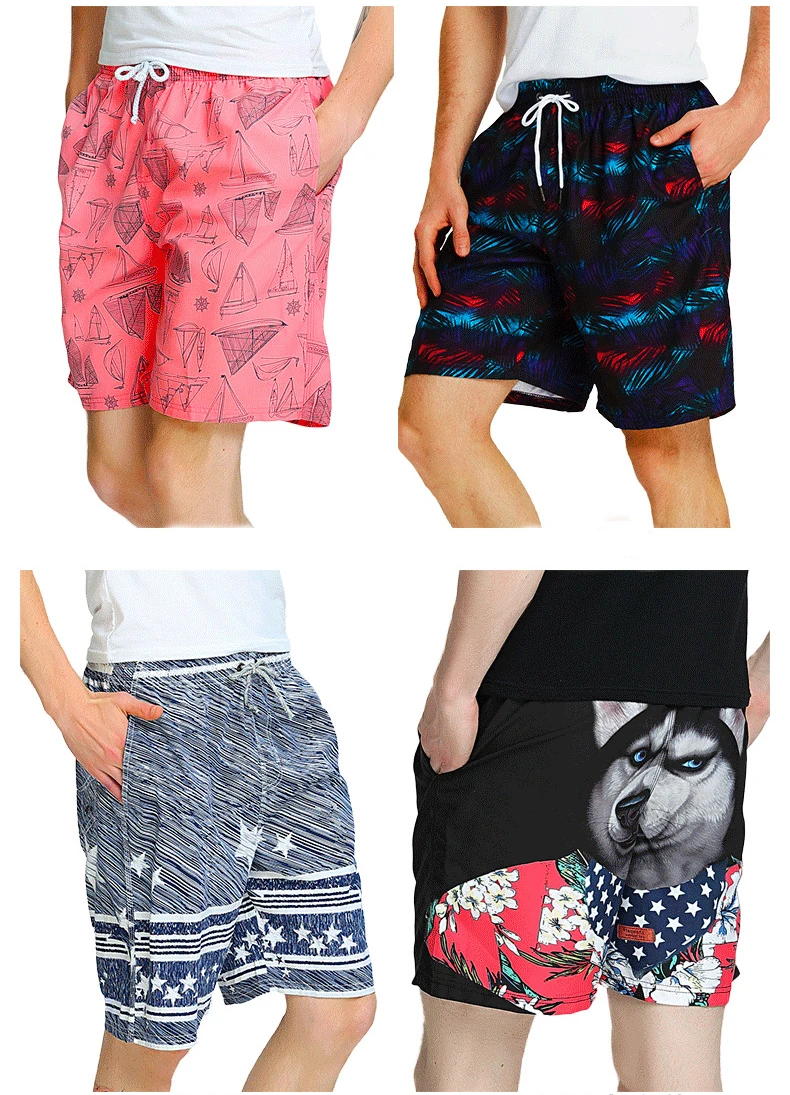 Custom Design Your Own Sublimation Boardshorts Beachwear Men Swimming Trunks Board Shorts.jpg