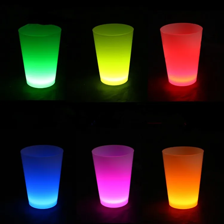 12oz Plastic Pp Events Glow Logo Printing Glow In The Dark Cup Buy