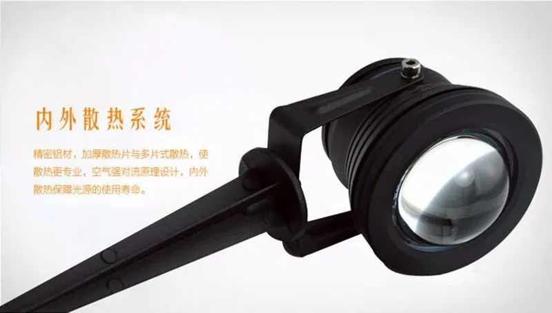 Fixture 12V 220V 110V cast-Aluminum 10W 6W 3W LED Outdoor Landscape led Garden light