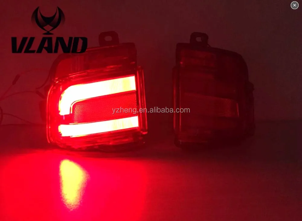 VLAND manufacturer accessories for car bumper light for Land Cruiser 2016 -UP for Land Cruiser back bumper light LED bumper lamp