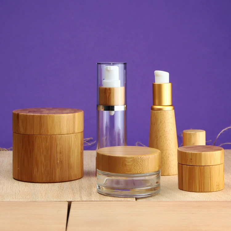 Download Eco Friendly Bamboo Cosmetic Packaging Bottle Lids - Buy ...