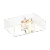 Clear High Shining Perfume Retail Acrylic Cosmetic Storage Case Display Tray