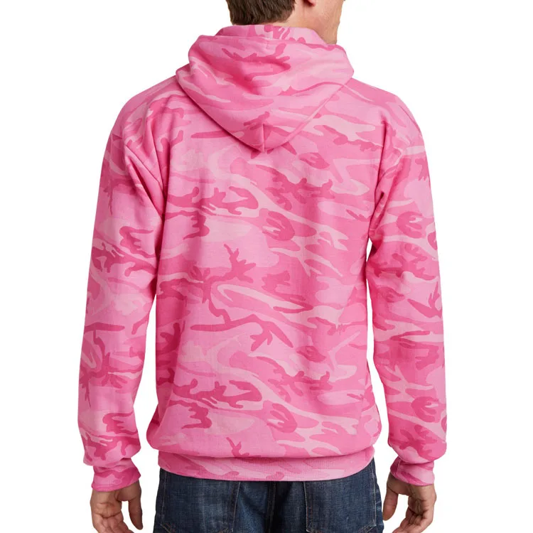 Oem Service Camo Hoodie Custom Logo Fleece Pink Mens Camo Hoodie With ...