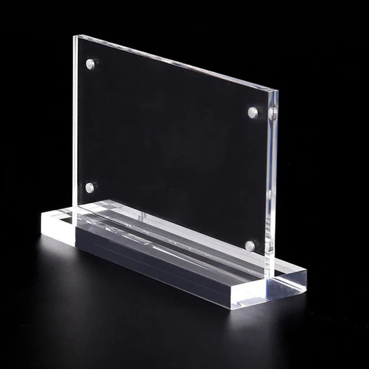 Advertising Frameless Economical Styrene Acrylic Sign Holder Led Buy