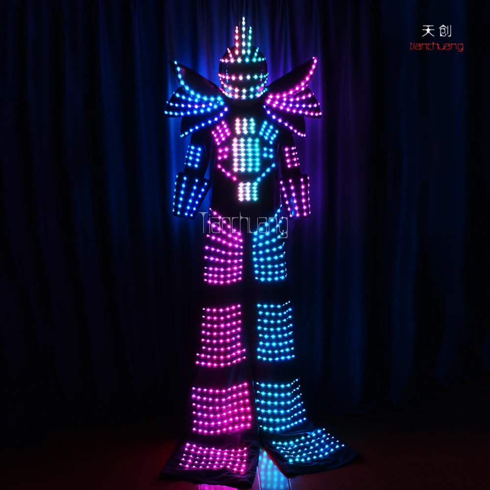 led stilt walkers