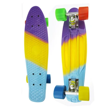 热卖长板型和 pu 材质舒适长板滑板 27 * 7.5英寸户外运动滑板