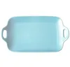 Haonai wholesale colorized ceramic bakeware with double ear