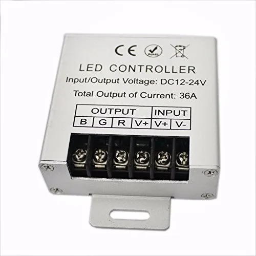 360W 36A RF RGB 24 Key Controller for LED Strip Lighting