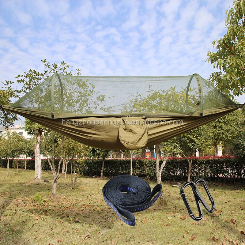 High-end 2 Person Camouflage outdoor camping Parachute cloth nets hammock tent,CZL-003 Anti mosquito net swing tent